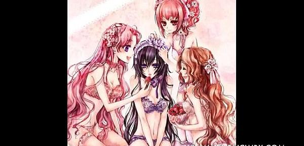  sexy fan service Anime Girls Collection 17 Hentai Ecchi Kawaii Cute Manga Anime AymericTheNightmare